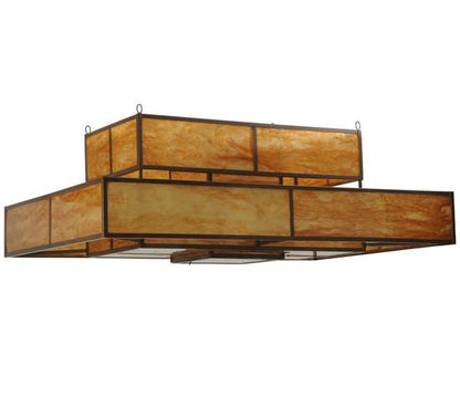 Fellowship 8 Light 72" Wide Semi-Flush Ceiling Fixture