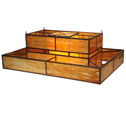Fellowship 8 Light 72" Wide Semi-Flush Ceiling Fixture