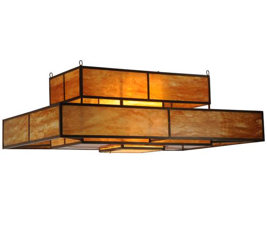 Fellowship 8 Light 72" Wide Semi-Flush Ceiling Fixture