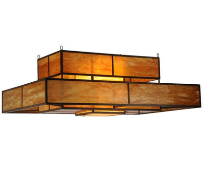 Fellowship 8 Light 72" Wide Semi-Flush Ceiling Fixture