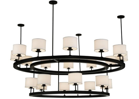 81" W Chestnut Hill 2 Tier Semi-Flushmount Ceiling Fixture