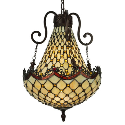 Meyda Tiffany Katherine 3 Light 16" Wide Pendant