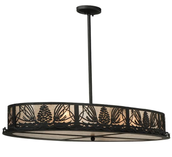 Mountain Pine 8 Light 24" Wide Linear Pendant
