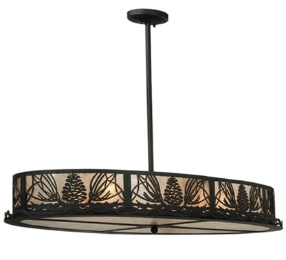 Mountain Pine 8 Light 24" Wide Linear Pendant