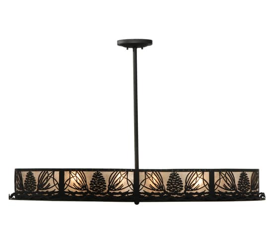 Mountain Pine 8 Light 24" Wide Linear Pendant