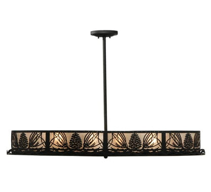Mountain Pine 8 Light 24" Wide Linear Pendant