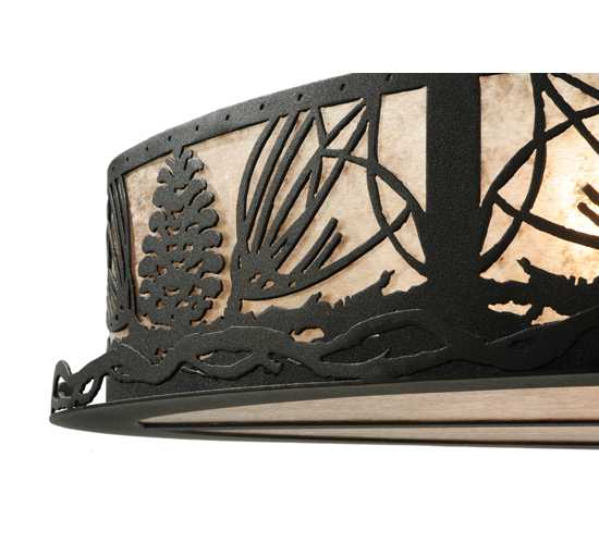Mountain Pine 8 Light 24" Wide Linear Pendant
