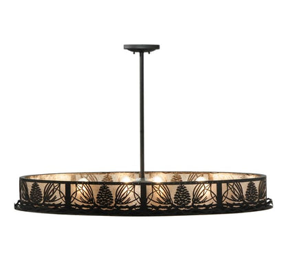 Mountain Pine 8 Light 24" Wide Linear Pendant