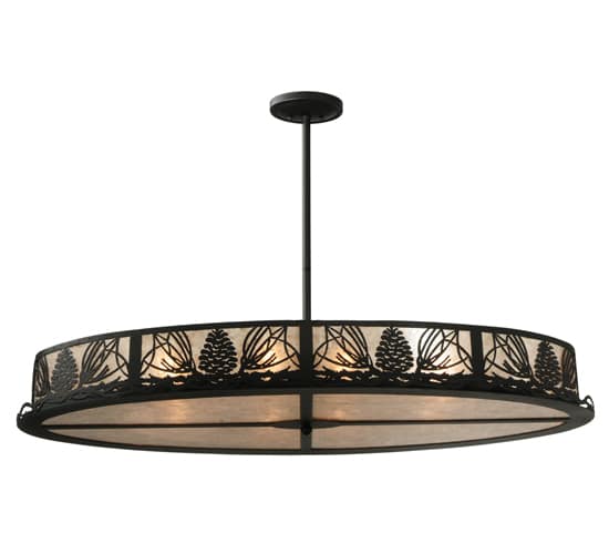 Mountain Pine 8 Light 24" Wide Linear Pendant