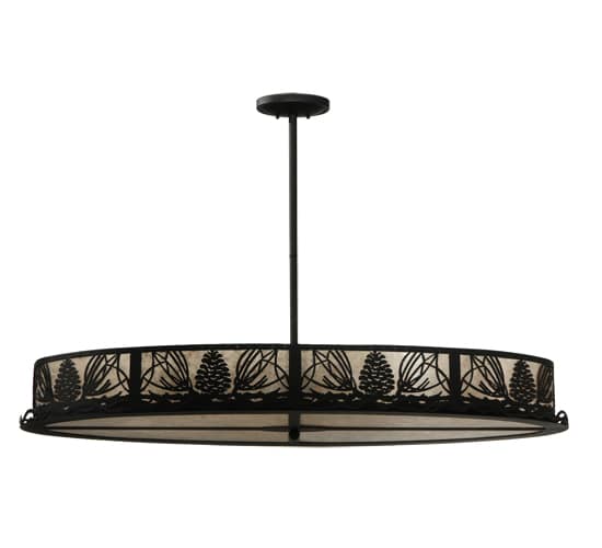 Mountain Pine 8 Light 24" Wide Linear Pendant