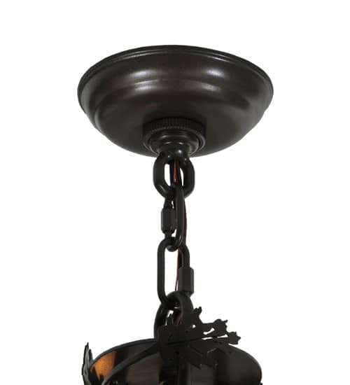Greenbriar Oak 11 Light 34" Wide Taper Candle Style Chandelier
