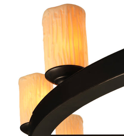 Horizon Ring 12 Light 61" Wide Semi-Flush Ceiling Fixture