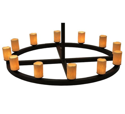 Horizon Ring 12 Light 61" Wide Semi-Flush Ceiling Fixture