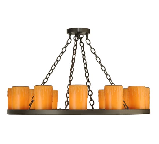 Loxley 12 Light 36" Wide Pillar Candle Style Chandelier
