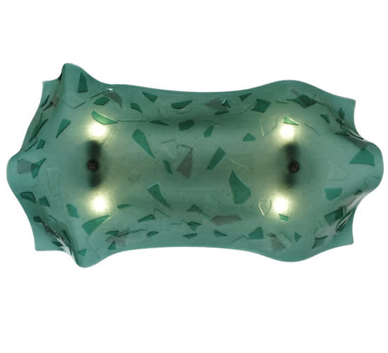 Metro Fusion 4 Light 38" Wide Semi-Flush Linear Ceiling Fixture
