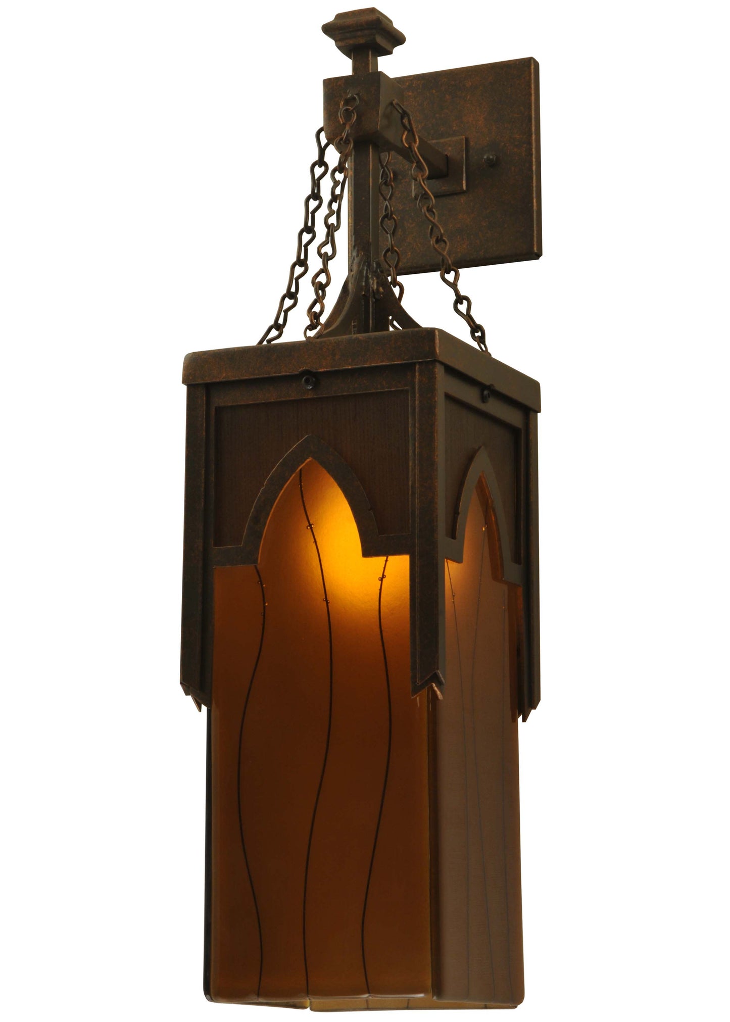 6.25" W Cordoba Fused Glass Wall Sconce