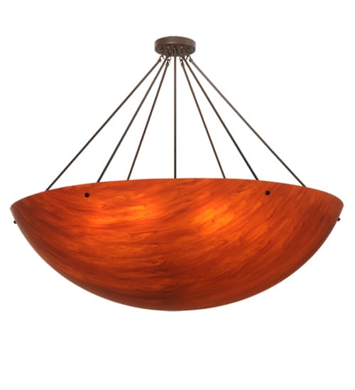 Rio 8 Light 48" Wide Semi-Flush Bowl Ceiling Fixture