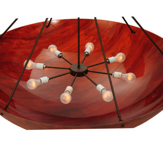 Rio 8 Light 48" Wide Semi-Flush Bowl Ceiling Fixture