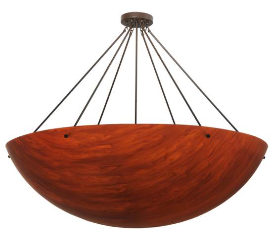 Rio 8 Light 48" Wide Semi-Flush Bowl Ceiling Fixture