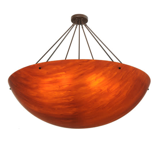 Rio 8 Light 48" Wide Semi-Flush Bowl Ceiling Fixture