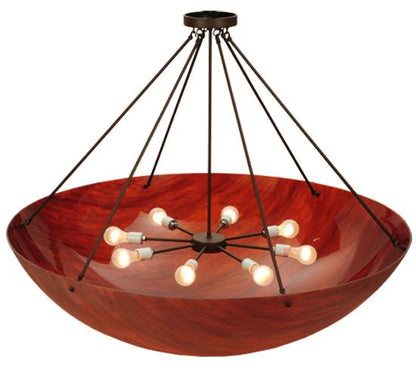 Rio 8 Light 48" Wide Semi-Flush Bowl Ceiling Fixture