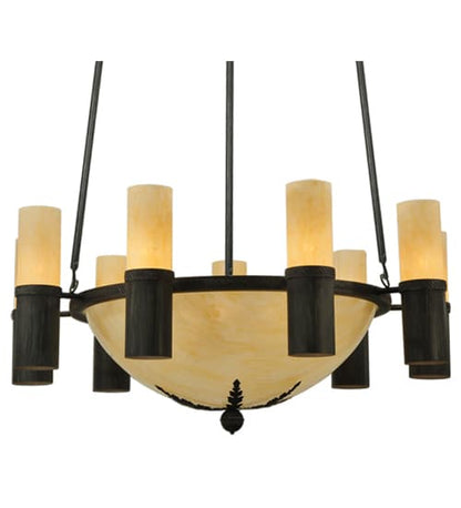 Bella Sala 17 Light 61" Wide Pillar Candle Style Chandelier