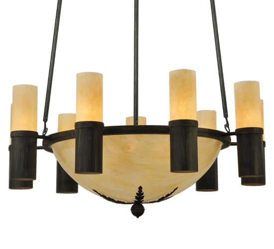 Bella Sala 17 Light 61" Wide Pillar Candle Style Chandelier