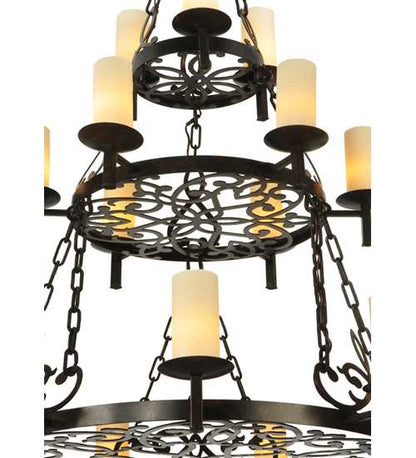 Newcastle 18 Light 48" Wide Pillar Candle Style Chandelier