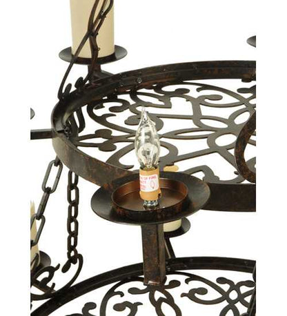 Newcastle 18 Light 48" Wide Pillar Candle Style Chandelier
