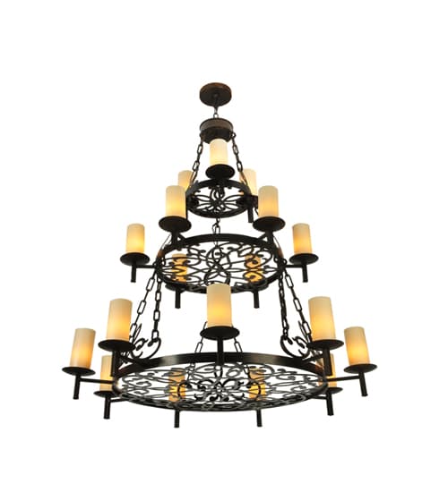 Newcastle 18 Light 48" Wide Pillar Candle Style Chandelier