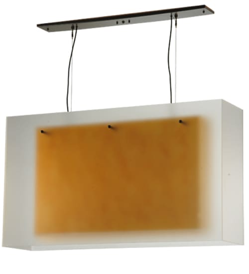 Quadrato 3 Light 12" Wide Linear Pendant