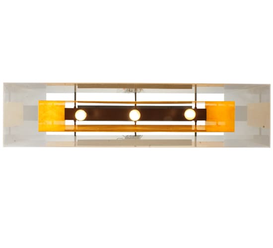 Quadrato 3 Light 12" Wide Linear Pendant