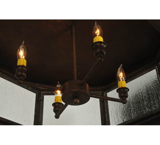 Manchester 4 Light 30" Wide Flush Mount Drum Ceiling Fixture