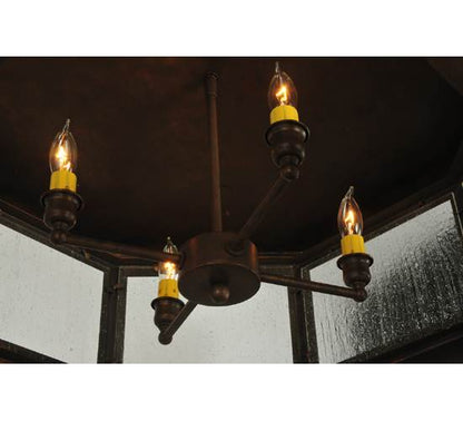 Manchester 4 Light 30" Wide Flush Mount Drum Ceiling Fixture