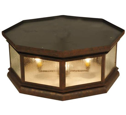 Manchester 4 Light 30" Wide Flush Mount Drum Ceiling Fixture