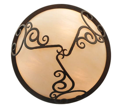 Lilliana 3 Light 12" Wide Flush Mount Bowl Ceiling Fixture