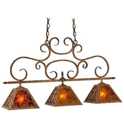Bandolei 3 Light 10" Wide Linear Pendant