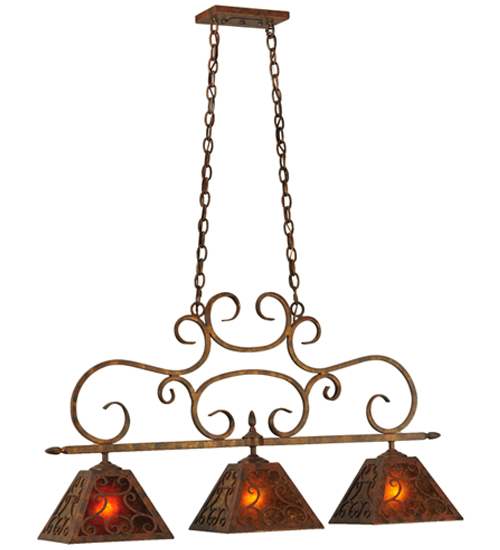 Bandolei 3 Light 10" Wide Linear Pendant