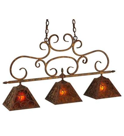 Bandolei 3 Light 10" Wide Linear Pendant