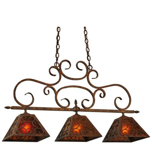 Bandolei 3 Light 10" Wide Linear Pendant