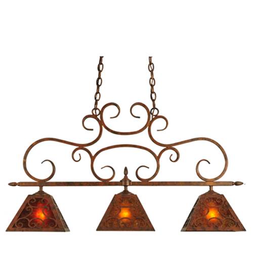 Bandolei 3 Light 10" Wide Linear Pendant