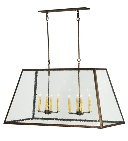 Ovation 8 Light 24" Wide Taper Candle Linear Pendant