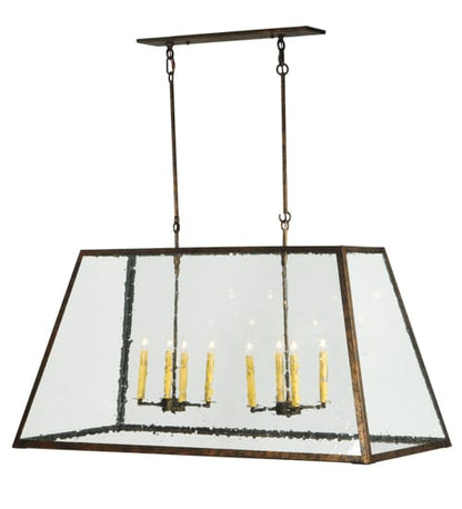 Ovation 8 Light 24" Wide Taper Candle Linear Pendant