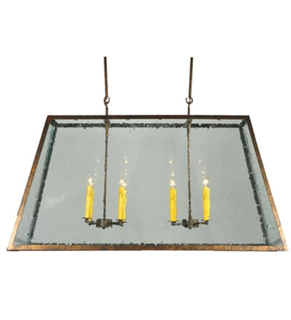 Ovation 8 Light 24" Wide Taper Candle Linear Pendant