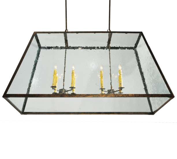 Ovation 8 Light 24" Wide Taper Candle Linear Pendant