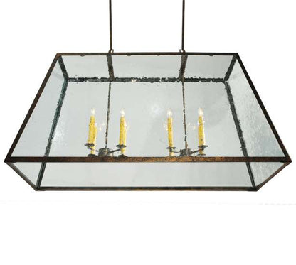 Ovation 8 Light 24" Wide Taper Candle Linear Pendant