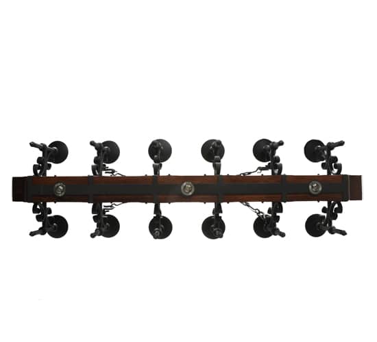 Tudor 15 Light 60" Wide Wrought Iron Candle Style Chandelier