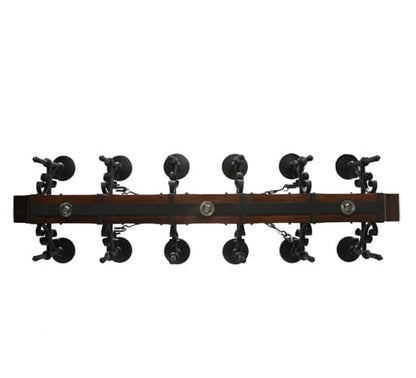 Tudor 15 Light 60" Wide Wrought Iron Candle Style Chandelier