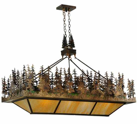Pine Lake 8 Light 20" Wide Linear Pendant