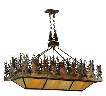 Pine Lake 8 Light 20" Wide Linear Pendant